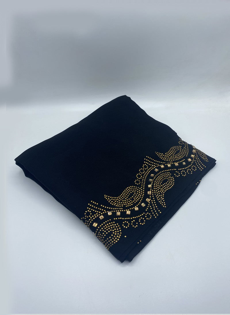 Shawl Stone – 02 BLK Hijab-ul-hareem