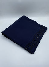 Shawl Stone – 04 BLU Hijab-ul-hareem