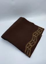 Shawl Stone – 04 BRN Hijab-ul-hareem