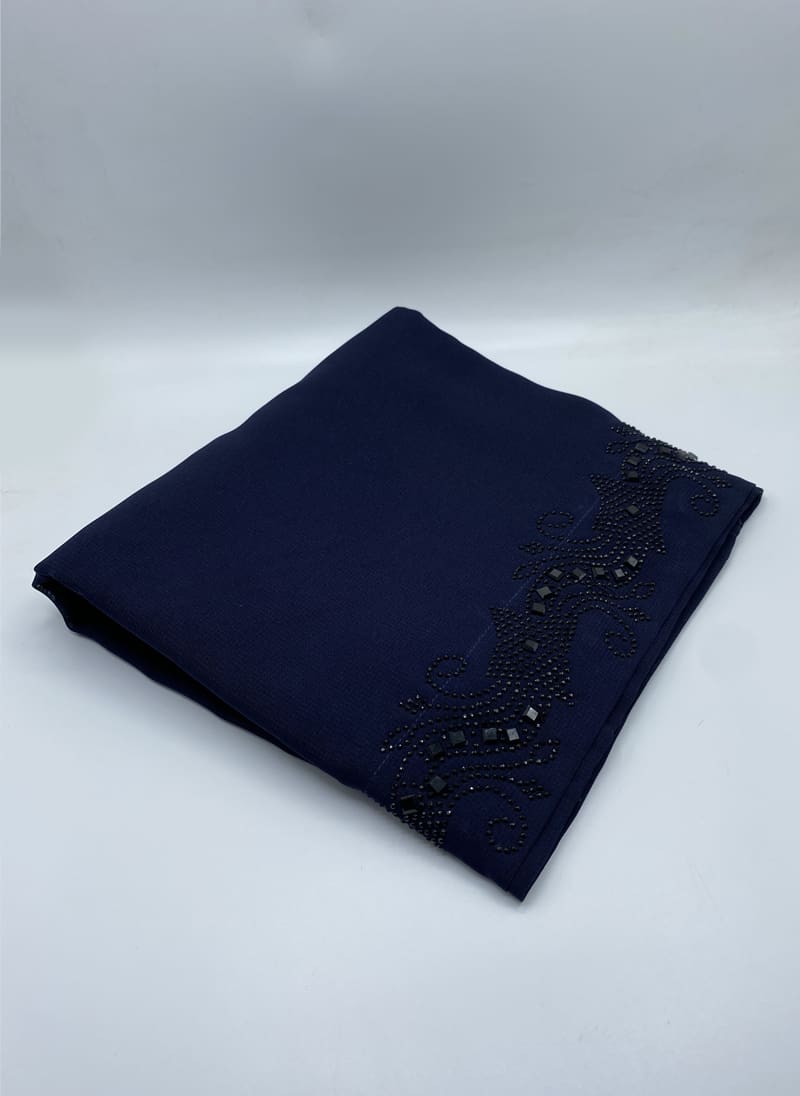Shawl Stone – 05 BLU Shawl Stone – 05 BLU Hijab-ul-hareem