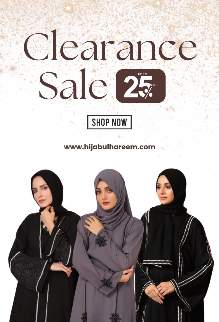 Discounted modest fashion abayas and hijabs on sale