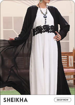 Luxurious Sheikha abaya collection for elegant modest fashion