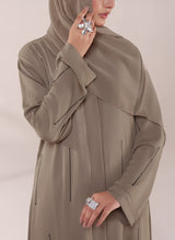 Stone Grace Zoom Fabric Abaya | 0116-C-1028