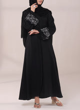 Cube Pattern Embroidery Abaya | 0116-E-1110