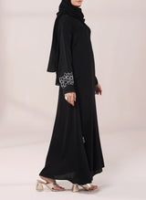 Cube Pattern Embroidery Abaya | 0116-E-1110