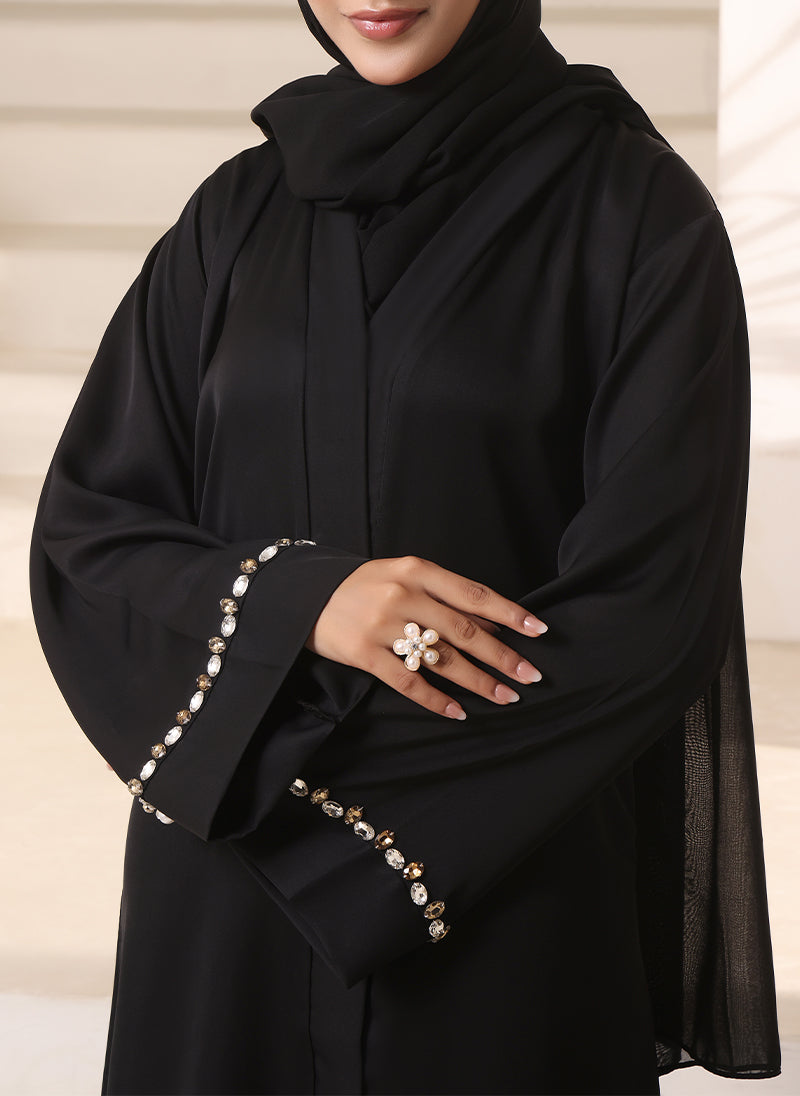 Crystal Bloom Nida Abaya | 0116-J-1078