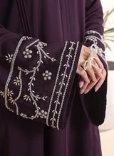 Amethyst Hand Work Abaya | 0116-J-1114