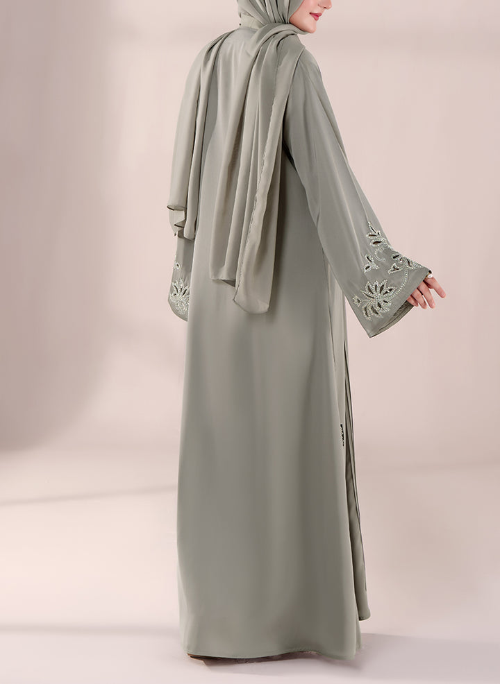 Luna Luxe Hand work Abaya | 0116-J-1116
