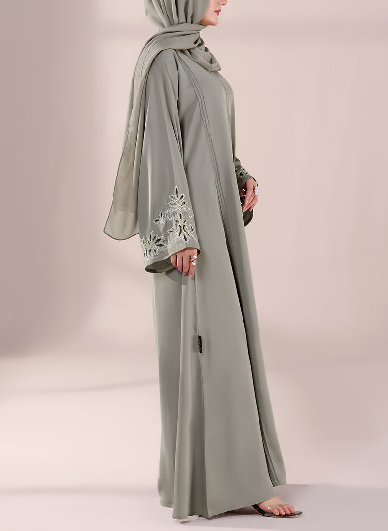 Luna Luxe Hand work Abaya | 0116-J-1116