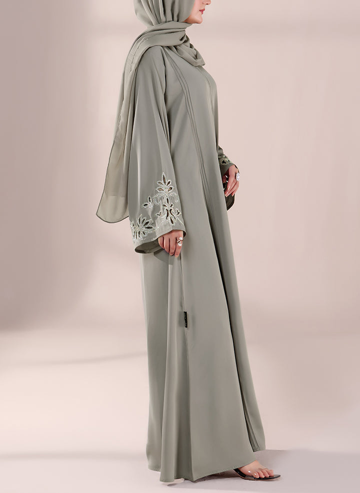 Luna Luxe Hand work Abaya | 0116-J-1116