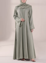 Luna Luxe Hand work Abaya | 0116-J-1116