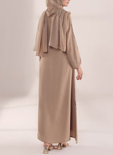 Desert Glow Stone Work Nida Abaya | 0121-RC-1106