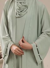 Sage Elara Pearl Stone Inner Abaya | 0122-RC-1234