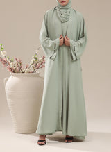 Sage Elara Pearl Stone Inner Abaya | 0122-RC-1234