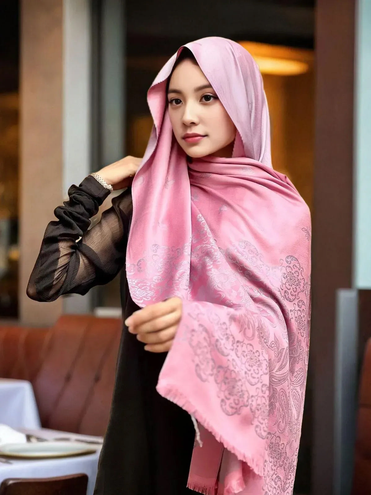 Printed Fancy Hijab