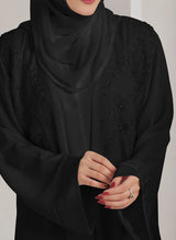 Zoom Nida Hand Work Abaya - 0116-J-1076