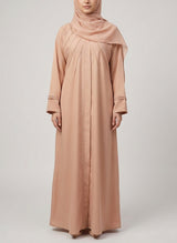 Arabis Pintuck Pleats Abaya | 0116-R-A623