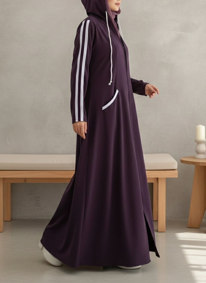 Arabis Hoodie Abaya | 0122-R-A635