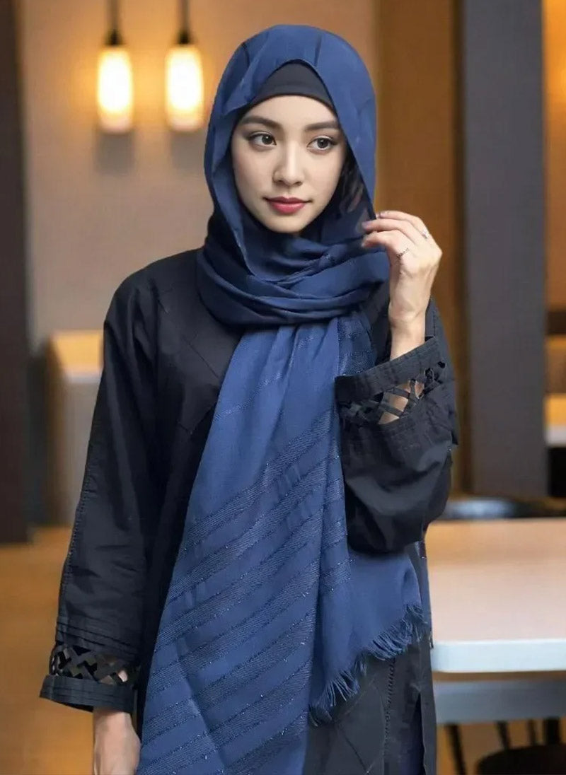 Shimmer Stripe Hijab