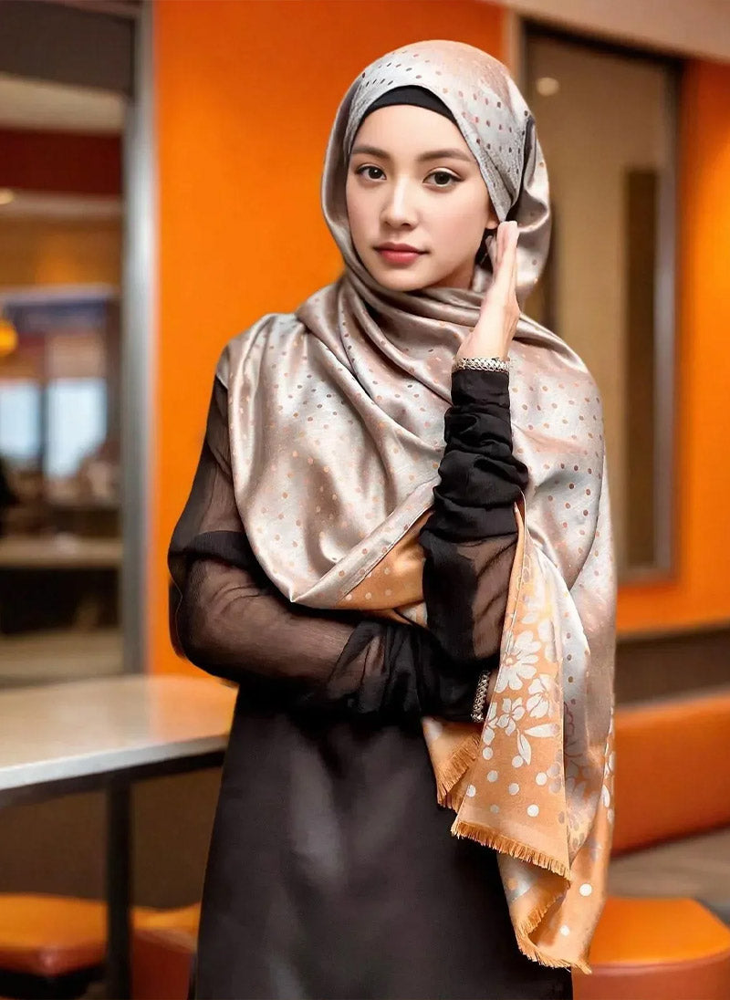 Dot Print Hijabs