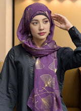 Golden Foil Hijab