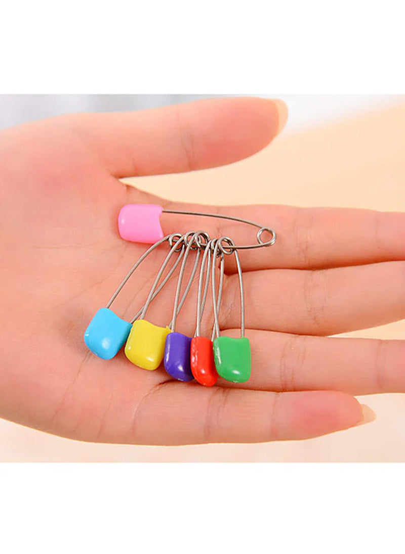 Baby Safety Pins Stainless Steel small Pack of 6