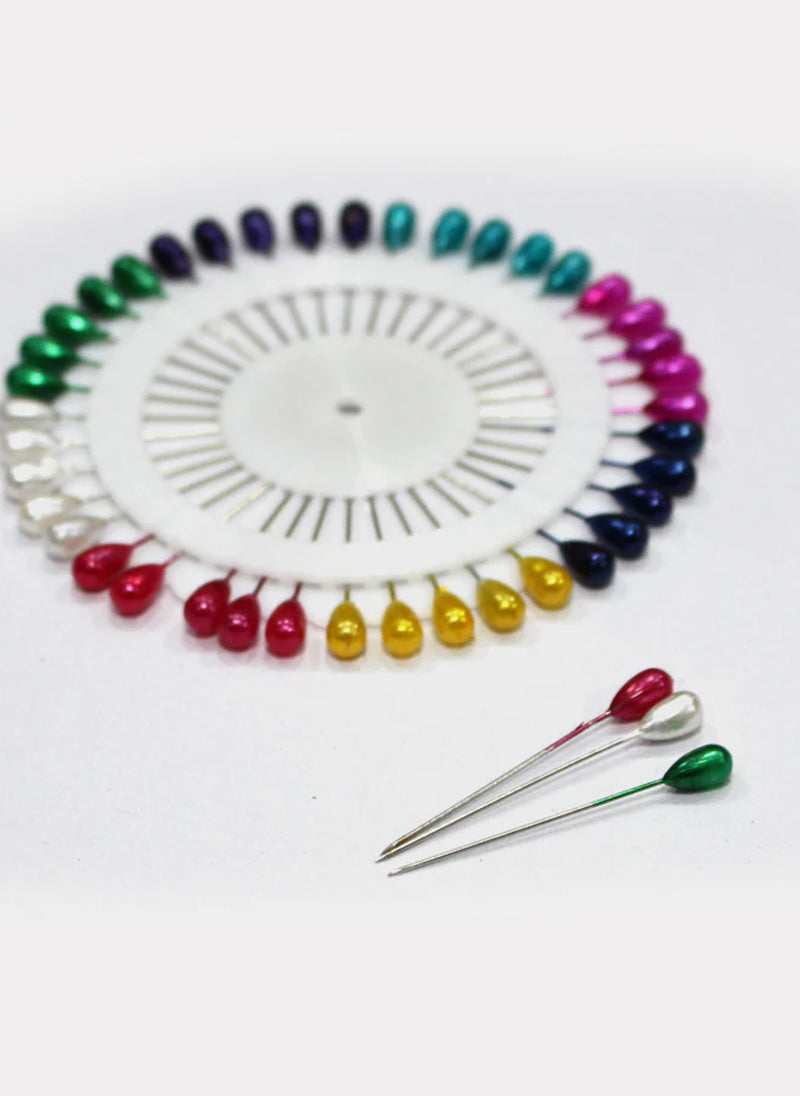Ring Pins Big 40 Pcs Pkt Multi Color