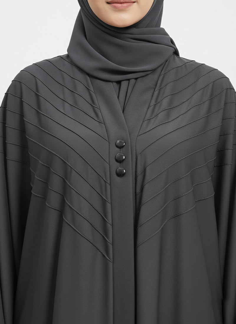 Arabis Pintuck Grace Jilbab Abaya | JILBAB-R-A634