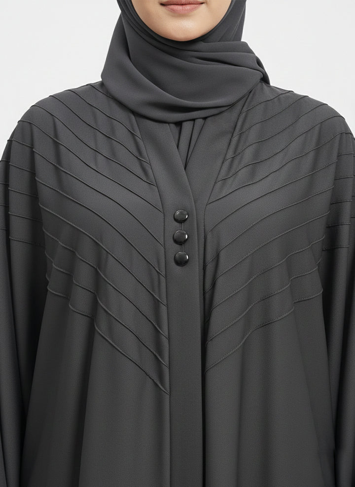 Arabis Pintuck Grace Jilbab Abaya | JILBAB-R-A634