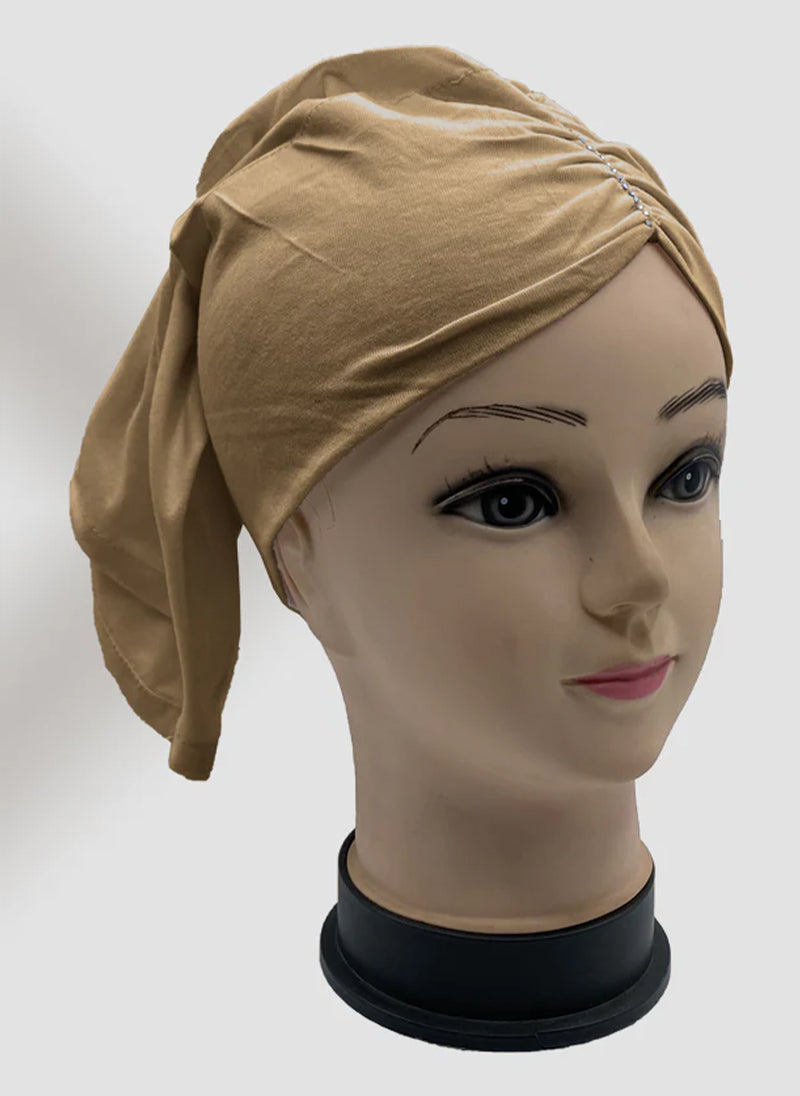 Skin Side Parting Hijab Cap Stone