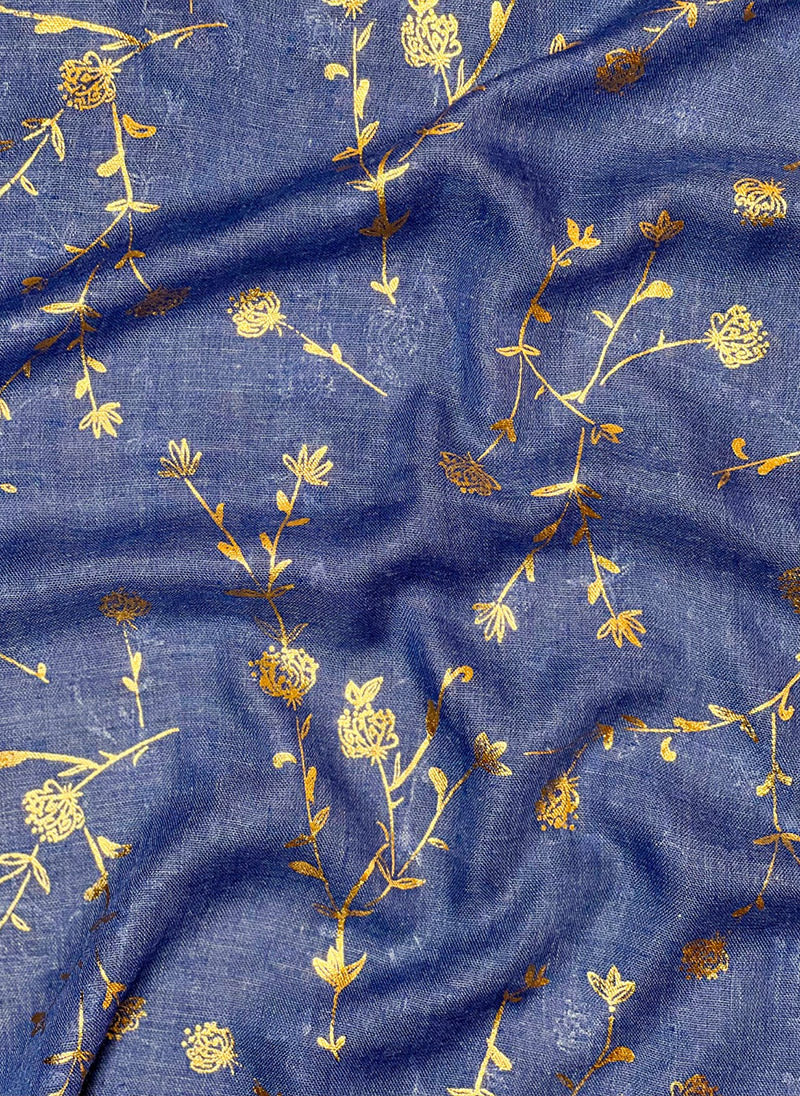 Gold Foil Floral Hijabs