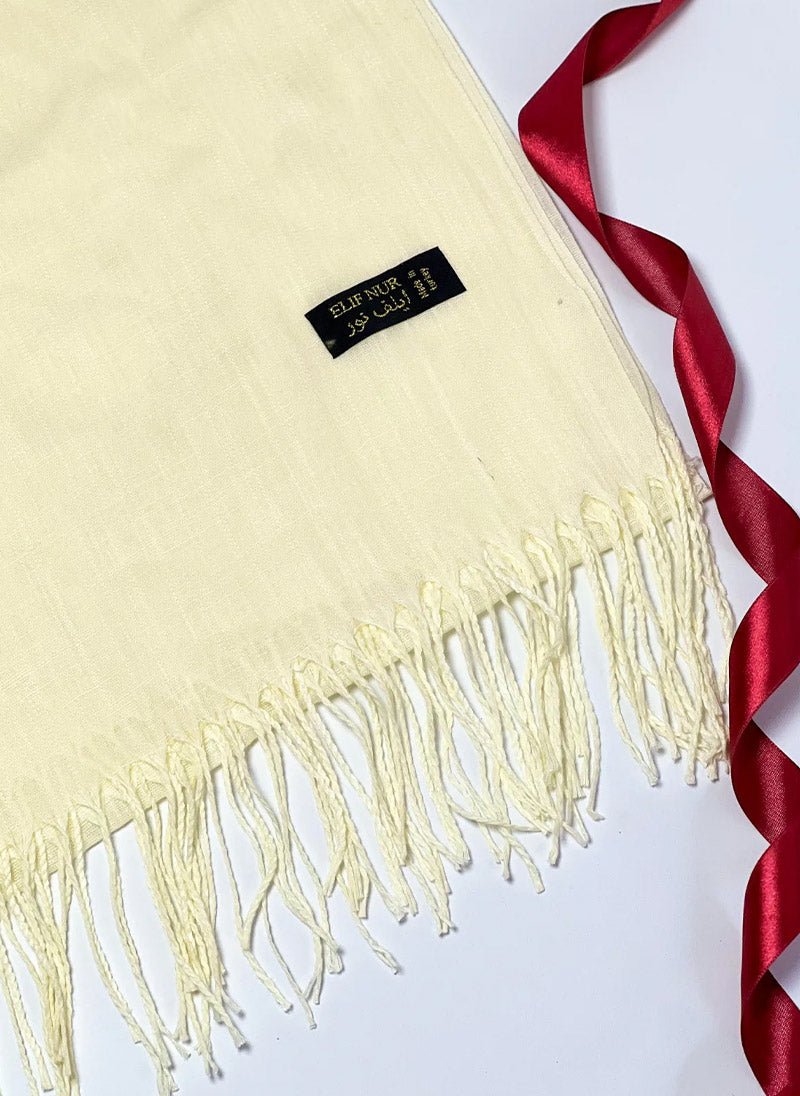Solid Hijabs-White