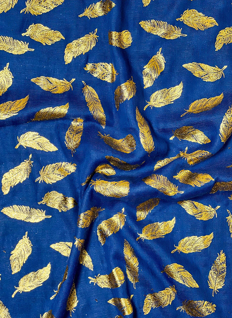 Gold Feather Hijab