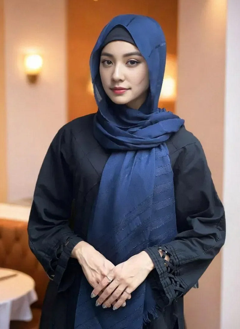 Shimmer Stripe Hijab