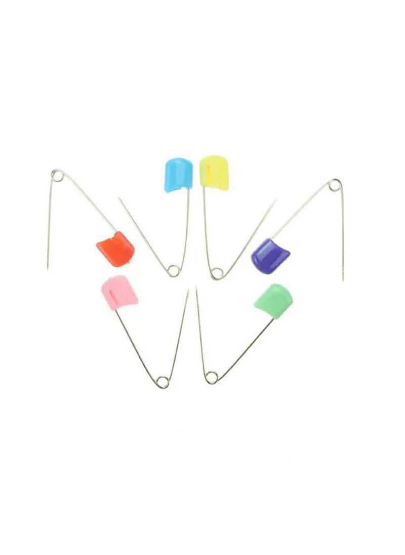 Baby Safety Pins Stainless Steel small Pack of 6