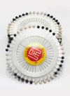 Ring Pins Small 40 Pcs Pkt Black & White