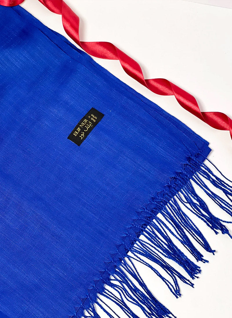 Solid Hijabs-Blue