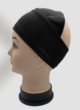 Black Hooded Hair Bend