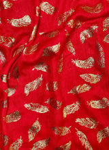 Gold Feather Hijab