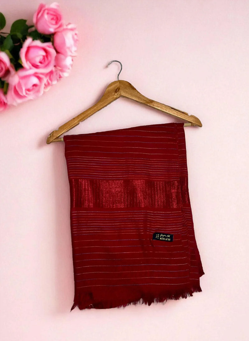Solid Stripe Hijab