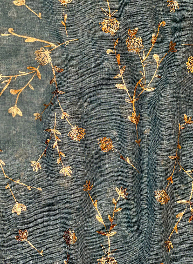 Gold Foil Floral Hijabs