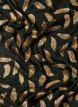 Gold Feather Hijab