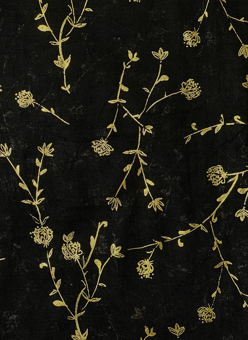 Gold Foil Floral Hijabs