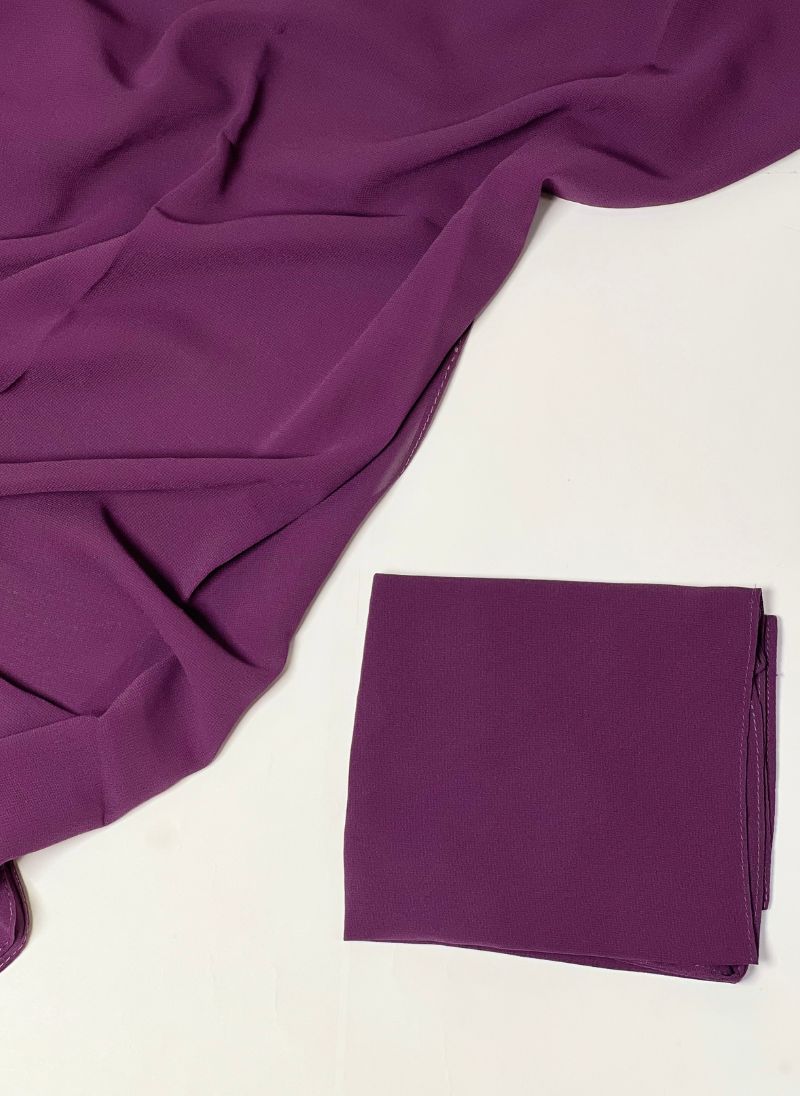 Hijab & Niqab Set - Purple