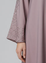 Arabis Mauve Matrix Abaya | 0120-C-A615