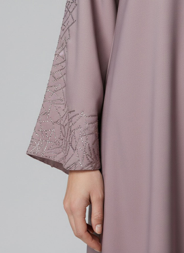 Arabis Mauve Matrix Abaya | 0120-C-A615