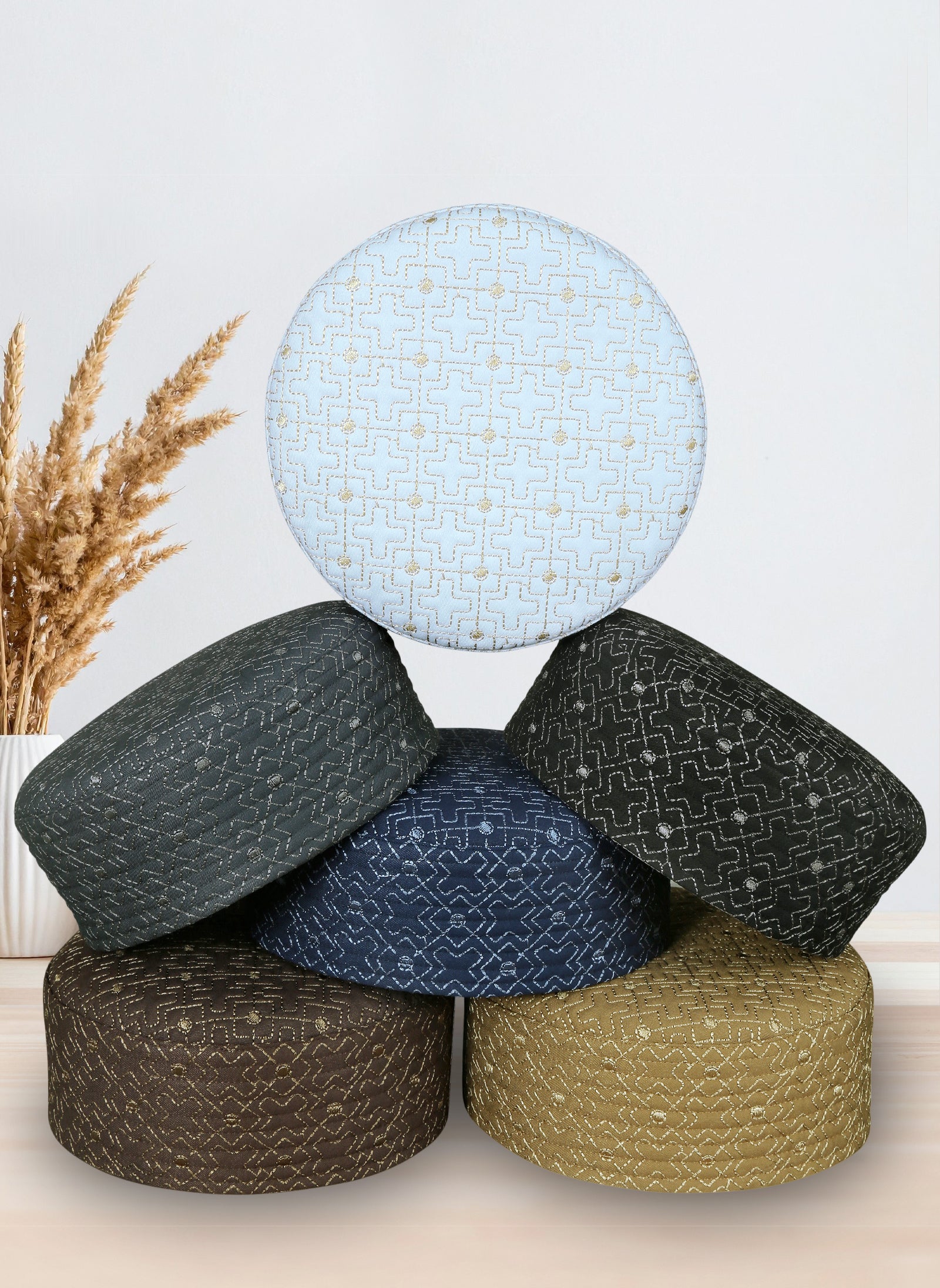 Badeel Koofi - Premium Waven Prayer Cap Hijab-ul-hareem