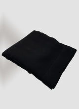 Black Plain Shawl