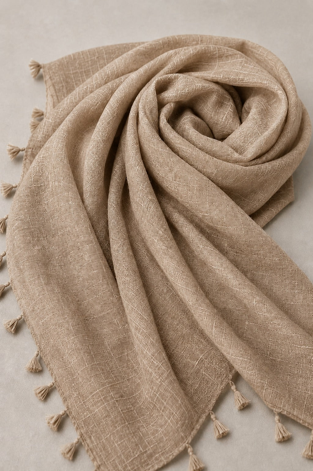 Bundle_of_5_Turkish_Texture_Lawn_Hijab_Light_Khaki_View