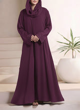 Intricate Stone & Thread Work Sleeves Abaya | 0116-RC-1117